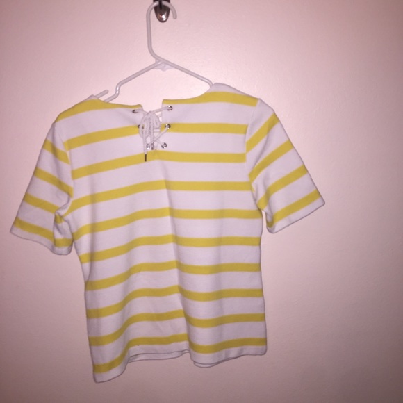Talbots Striped Tie Top - Picture 2 of 4